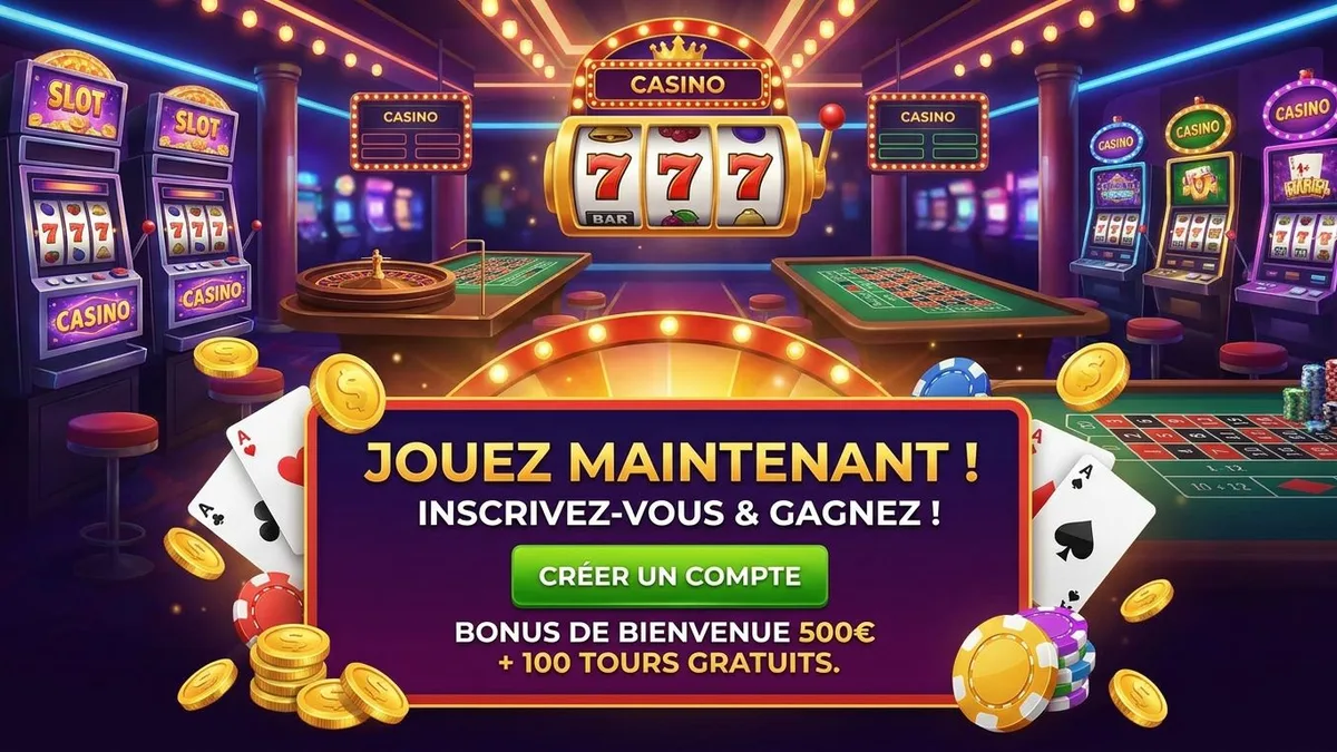 Inscription avec bonus